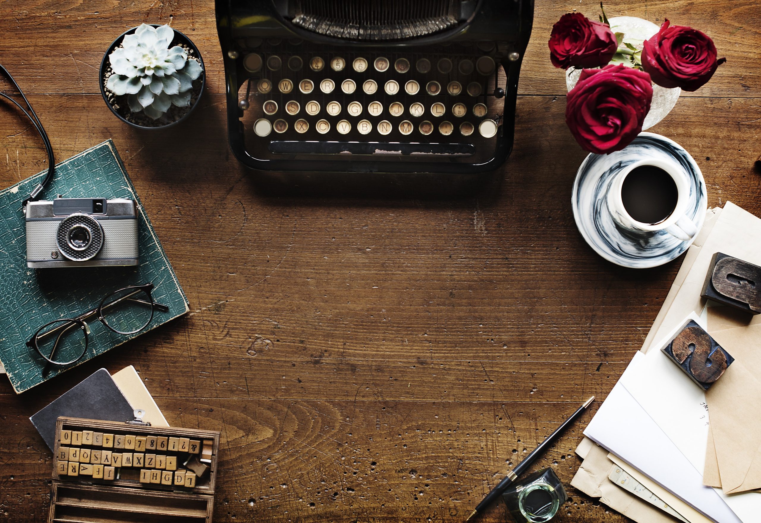 Vintage typewriter